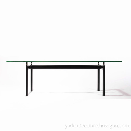Modern kitchen furniture Glass table LC6 Table by Le Corbusier